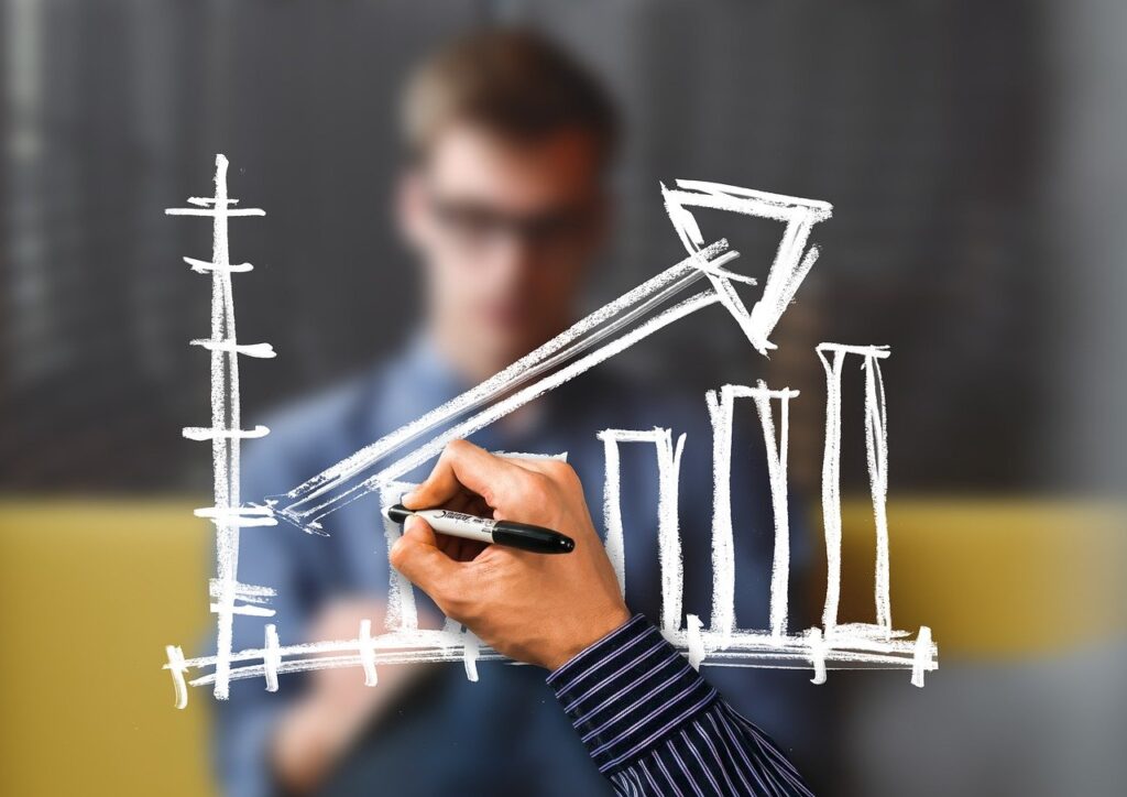 arrow, success, trend, development, career, businessman, hand, draw, present, presentation, man, issue, upward, trend, trend, trend, trend, trend, upward