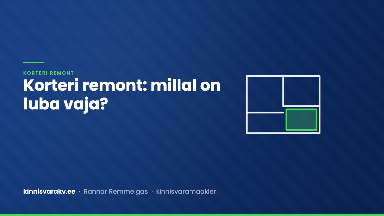 Korteri remont – millal on vaja luba ja ühistu nõusolekut